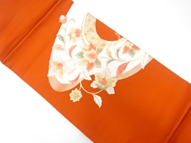 JAPANESE KIMONO / KARAFANA PATTERN WEAVING NAGOYA OBI